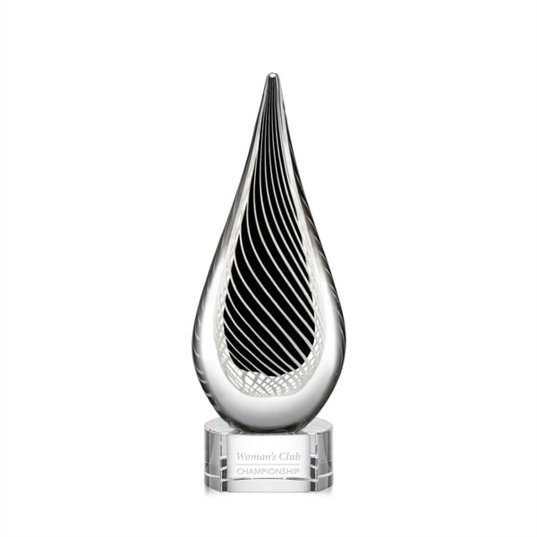 Constanza Award on Clear or Ebony Base - 8 1/2" High... from ASI 84592 St Regis Group / St Regis
