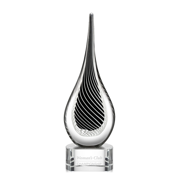Constanza Award on Clear or Ebony Base - 8 1/2" High... from ASI 84592 St Regis Group / St Regis