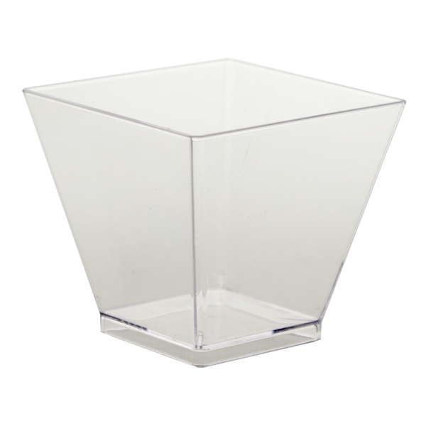 Clear 1.75 oz square tasting cup.... from ASI 88200 TK Sorg's - A Div of Arch Promo Group, LLC / PETITE
