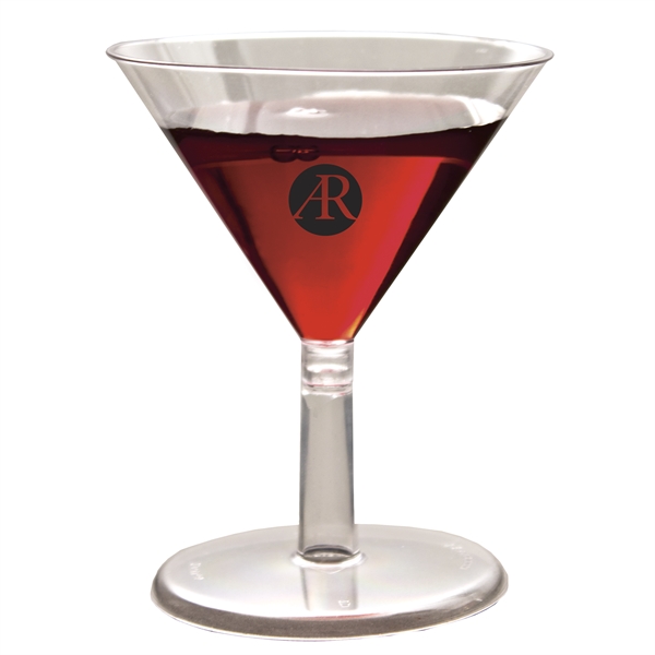 Clear 2 oz mini martini sampler, has 2 pieces.... from ASI 88200 TK Sorg's - A Div of Arch Promo Group, LLC / PETITE