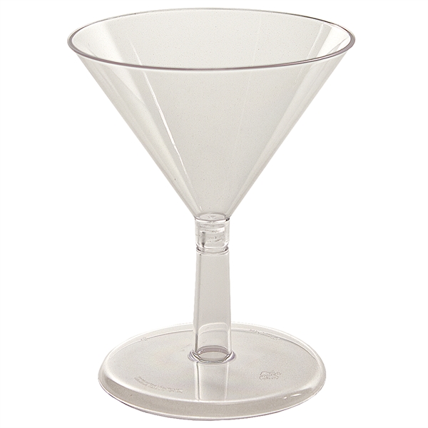 Clear 2 oz mini martini sampler, has 2 pieces.... from ASI 88200 TK Sorg's - A Div of Arch Promo Group, LLC / PETITE