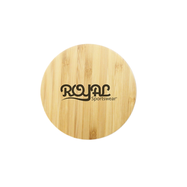 Bamboo Wireless Charger featuring 10-watt charging power.... from ASI 63776 KTI Networks Inc / KTI Promo