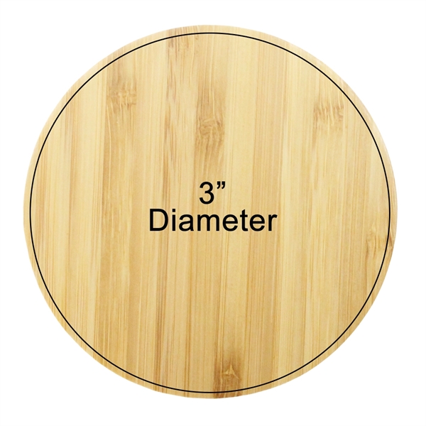 Bamboo Wireless Charger featuring 10-watt charging power.... from ASI 63776 KTI Networks Inc / KTI Promo