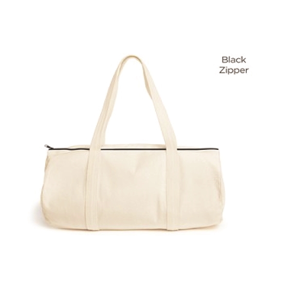 A canvas, barrel body Darling Duffel. With over twenty zipper color... from ASI 74710 Numo