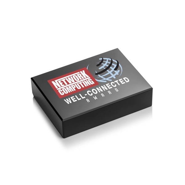 The Abbott Optical VividPrint™ Paperweight features a 1" thick 3" x... from ASI 84592 St Regis Group / St Regis