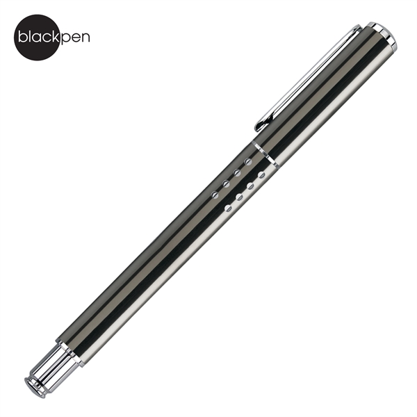 Cap-off gel ink brass pen. matte finish, chrome points.... from ASI 62820 International Merch Concepts / IMC