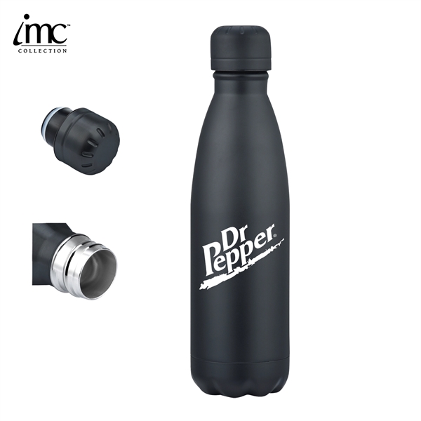 double-walled stainless steel vacuum bottle... from ASI 62820 International Merch Concepts / IMC