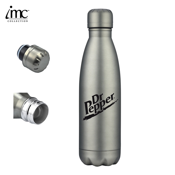 double-walled stainless steel vacuum bottle... from ASI 62820 International Merch Concepts / IMC