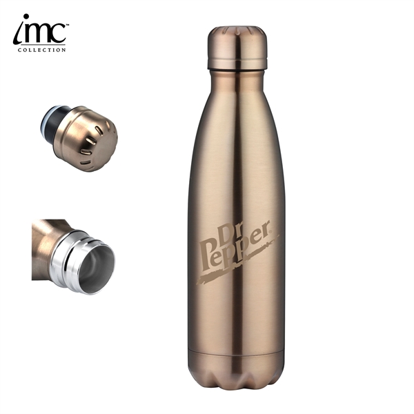double-walled stainless steel vacuum bottle... from ASI 62820 International Merch Concepts / IMC