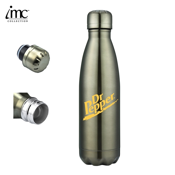 double-walled stainless steel vacuum bottle... from ASI 62820 International Merch Concepts / IMC