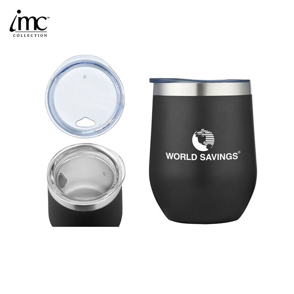 double-walled stainless steel vacuum wine tumbler... from ASI 62820 International Merch Concepts / IMC
