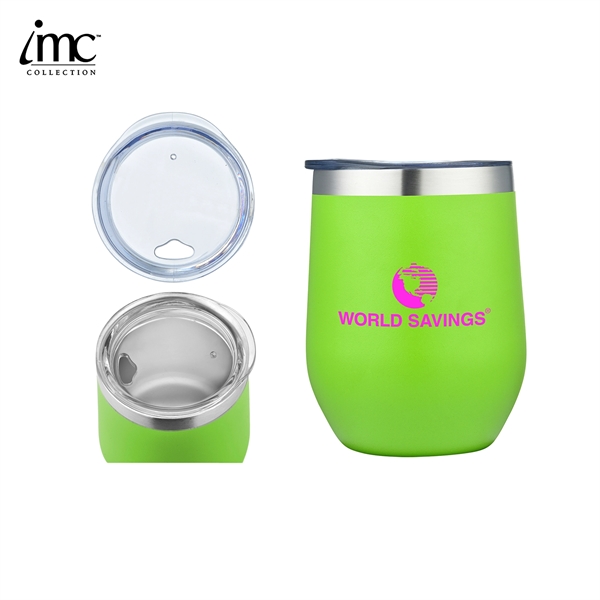 double-walled stainless steel vacuum wine tumbler... from ASI 62820 International Merch Concepts / IMC