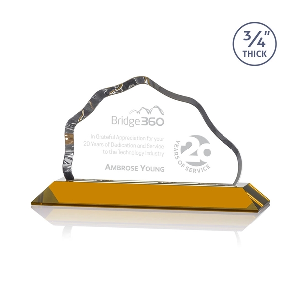 The Petersen Award features a simple mountain shape with a sinuous,... from ASI 84592 St Regis Group / St Regis
