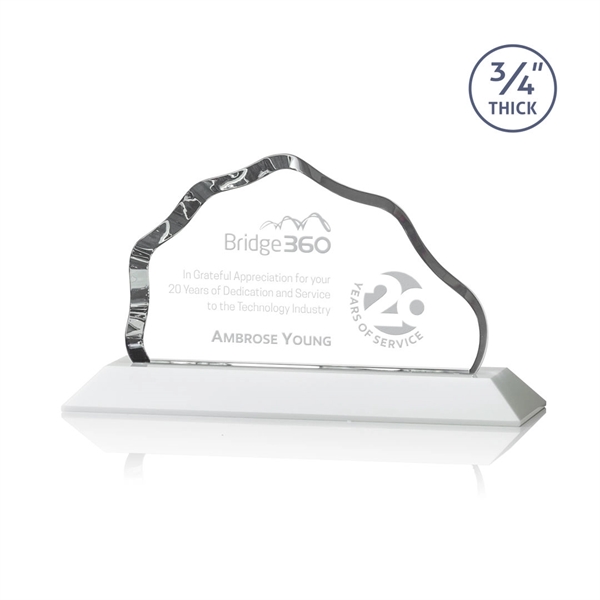 The Petersen Award features a simple mountain shape with a sinuous,... from ASI 84592 St Regis Group / St Regis