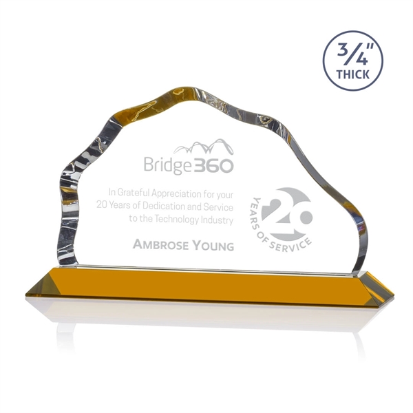 The Petersen Award features a simple mountain shape with a sinuous,... from ASI 84592 St Regis Group / St Regis