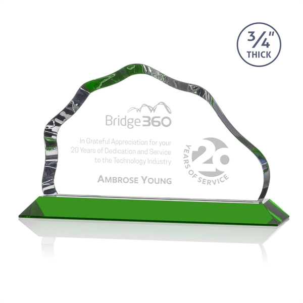 The Petersen Award features a simple mountain shape with a sinuous,... from ASI 84592 St Regis Group / St Regis