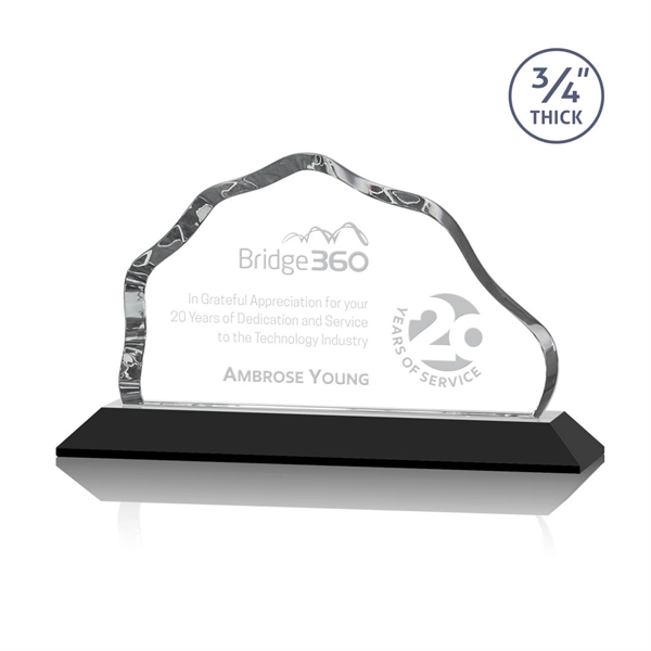 The Petersen Award features a simple mountain shape with a sinuous,... from ASI 84592 St Regis Group / St Regis