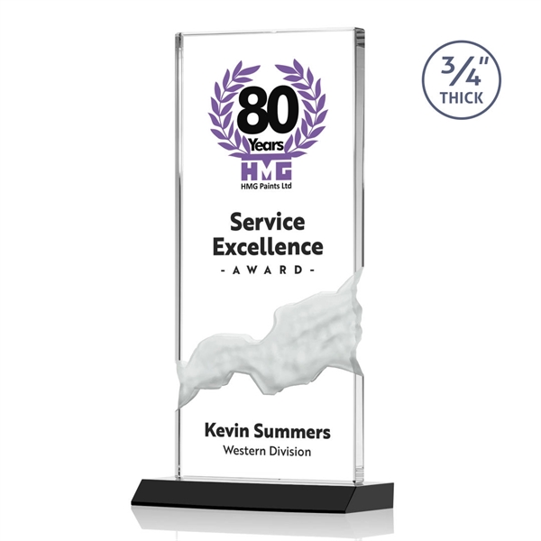 The Poole Award features a Starfire Crystal mounted on a Black... from ASI 84592 St Regis Group / St Regis