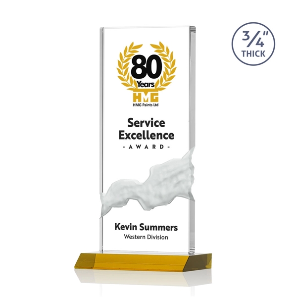 The Poole Award features a Starfire Crystal mounted on an Amber... from ASI 84592 St Regis Group / St Regis