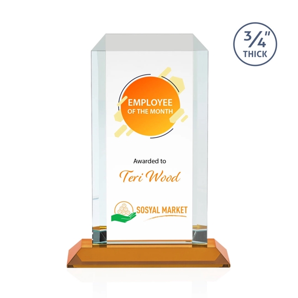 Our Full Color VividPrint Dalton features thick beveled Starfire crystal mounted... from ASI 84592 St Regis Group / St Regis