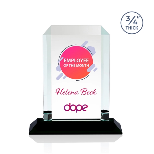 Our Full Color VividPrint Dalton features thick beveled Starfire crystal mounted... from ASI 84592 St Regis Group / St Regis