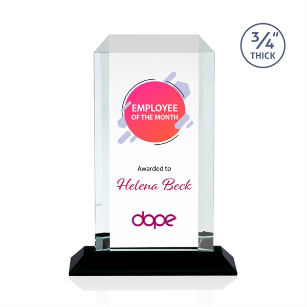 Our Full Color VividPrint Dalton features thick beveled Starfire crystal mounted... from ASI 84592 St Regis Group / St Regis