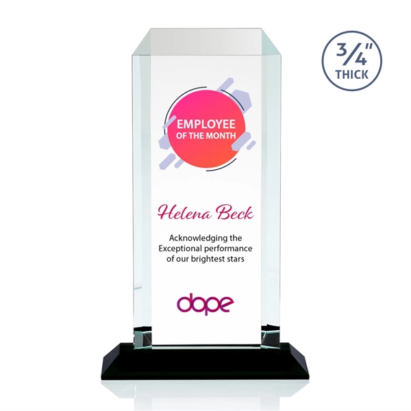 Our Full Color VividPrint Dalton features thick beveled Starfire crystal mounted... from ASI 84592 St Regis Group / St Regis