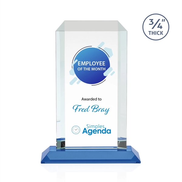 Our Full Color VividPrint Dalton features thick beveled Starfire crystal mounted... from ASI 84592 St Regis Group / St Regis