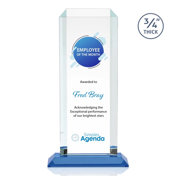 Our Full Color VividPrint Dalton features thick beveled Starfire crystal mounted... from ASI 84592 St Regis Group / St Regis