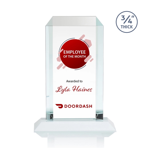 Our Full Color VividPrint Dalton features thick beveled Starfire crystal mounted... from ASI 84592 St Regis Group / St Regis