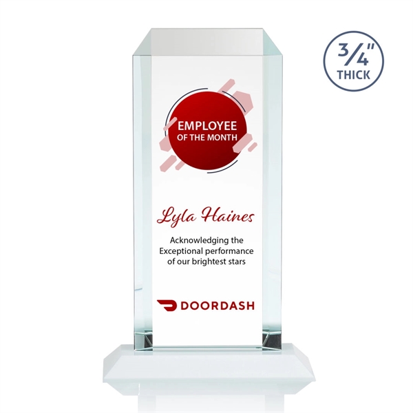 Our Full Color VividPrint Dalton features thick beveled Starfire crystal mounted... from ASI 84592 St Regis Group / St Regis