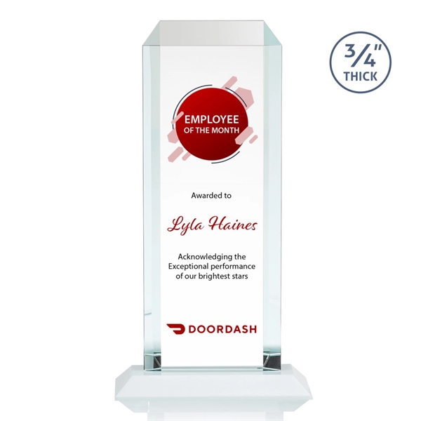 Our Full Color VividPrint Dalton features thick beveled Starfire crystal mounted... from ASI 84592 St Regis Group / St Regis