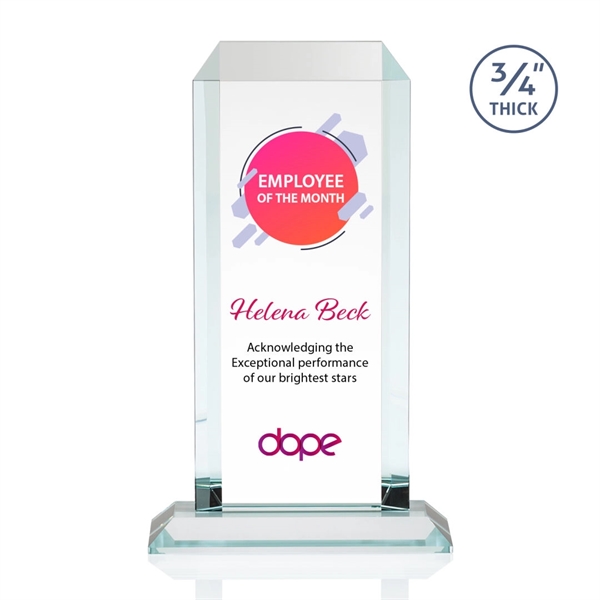 Our Full Color VividPrint Dalton features thick beveled Starfire crystal mounted... from ASI 84592 St Regis Group / St Regis