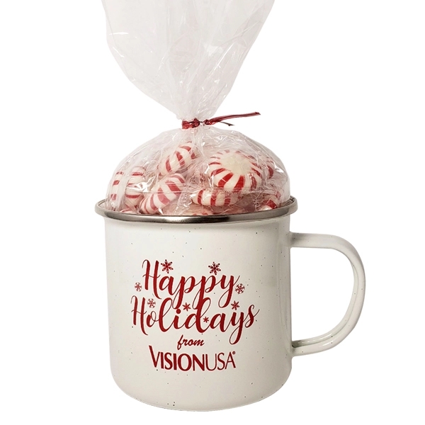 17 oz. Campfire mug; made of premium quality enamel steel... from ASI 80060 VisionUSA