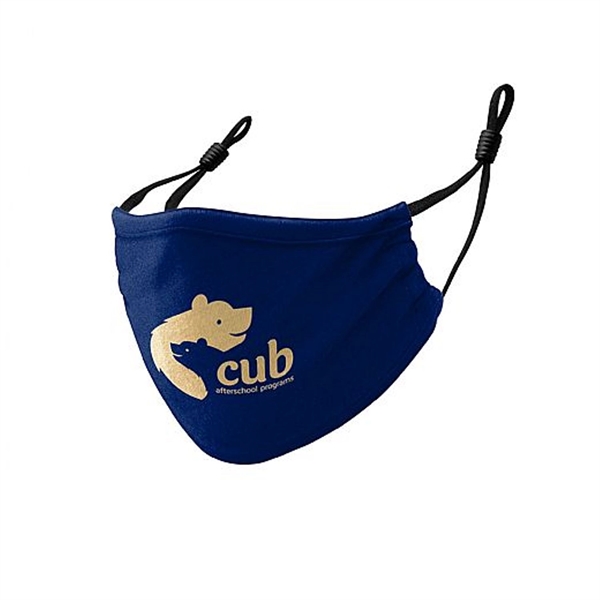 The 100% Cotton Reusable Custom Face Mask w/ Adjustable Straps is... from ASI 90859 Tempo Industries Inc / Tempoline