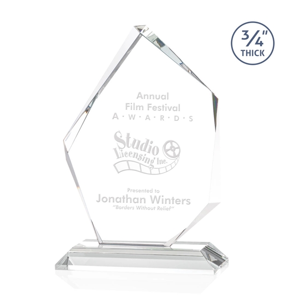 Starfire award with polished bevels.... from ASI 84592 St Regis Group / St Regis