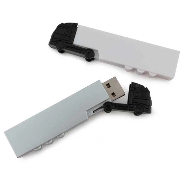 USB drive that's shaped like an 18-wheeler truck and offered in... from ASI 63776 KTI Networks Inc