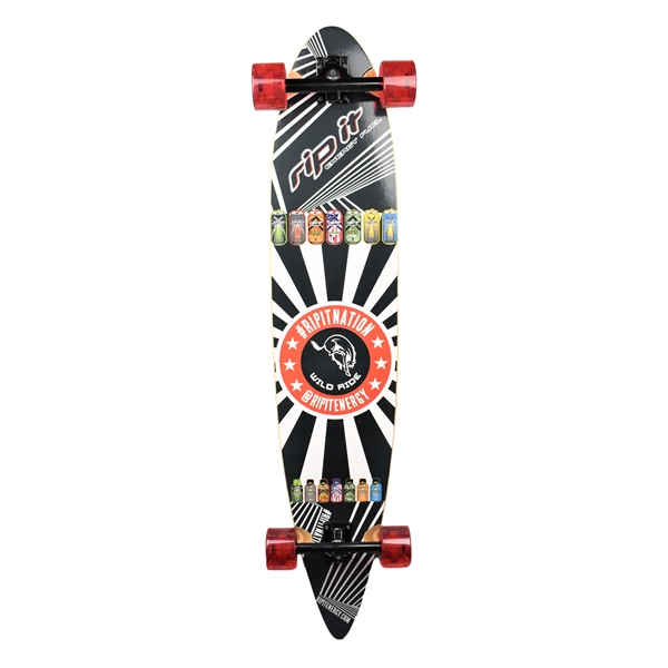 Fully equipped pintail longboard made from a sturdy Canadian maple.... from ASI 72657 Active Life Promo / Action Sports Promo