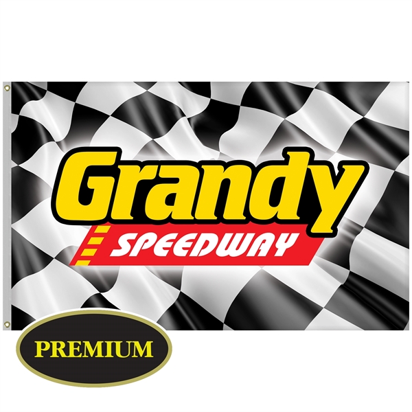 5' x 8' Digitally Printed Outdoor Knitted Polyester Single Reverse Flag... from ASI 80228 Quinn