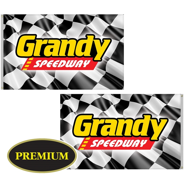 5' x 8' Digitally Printed Double Sided Outdoor Knitted Polyester Flag... from ASI 80228 Quinn