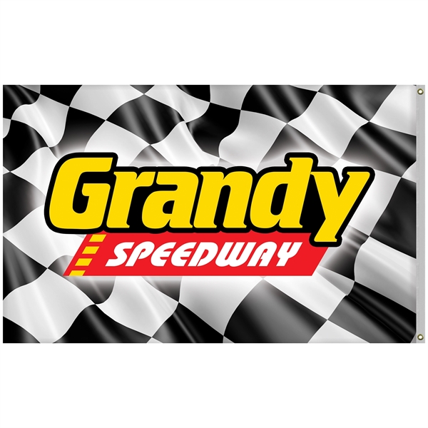 5' x 8' Digitally Printed Double Sided Outdoor Knitted Polyester Flag... from ASI 80228 Quinn