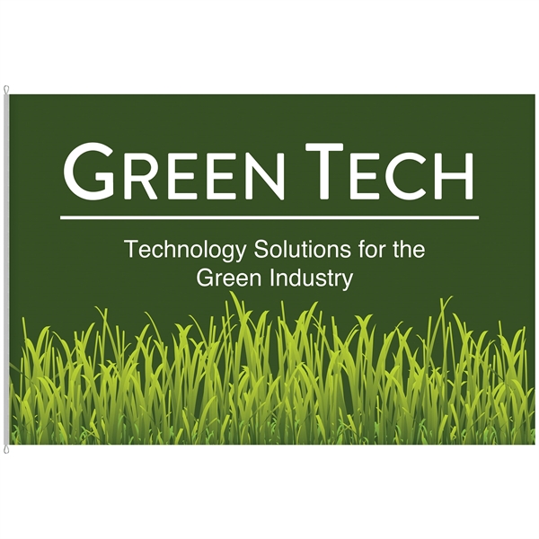 8' x 12' Large Digitally Printed Single Reverse Knit Poly Flags... from ASI 80228 Quinn