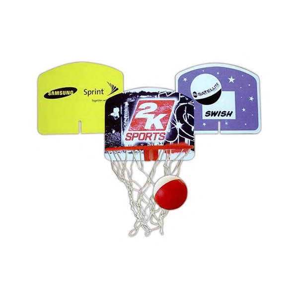 Middie basketball set with net, hoop, ball, and MDF backboard.... from ASI 68207 MAC Specialties Ltd / Sport Products