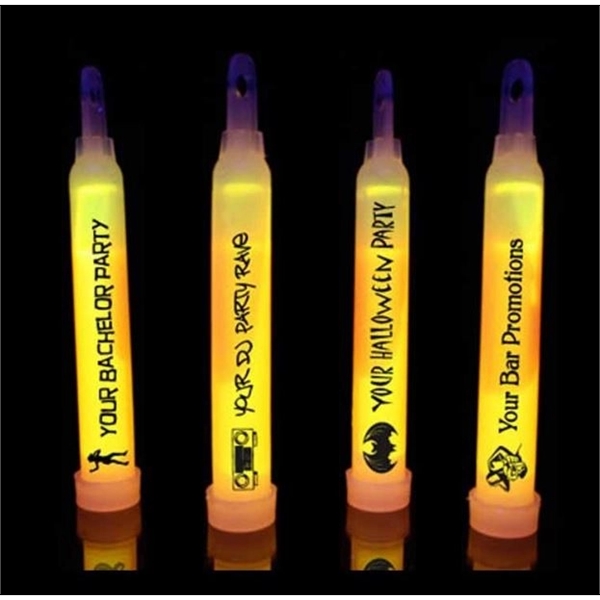 Glow Stick with your logo; 6".  Assorted Colors. Made in... from ASI 57713 Glow Promotions / Glow Promotions