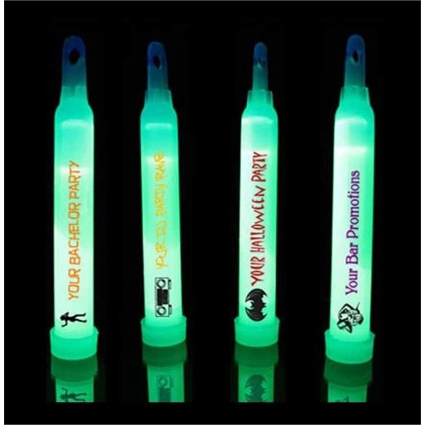 Glow Stick with your logo; 6".  Assorted Colors. Made in... from ASI 57713 Glow Promotions / Glow Promotions