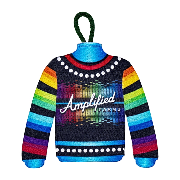 Embroidered holiday hanging ornaments up to 3".... from ASI 52263 EMT / EMT EASY