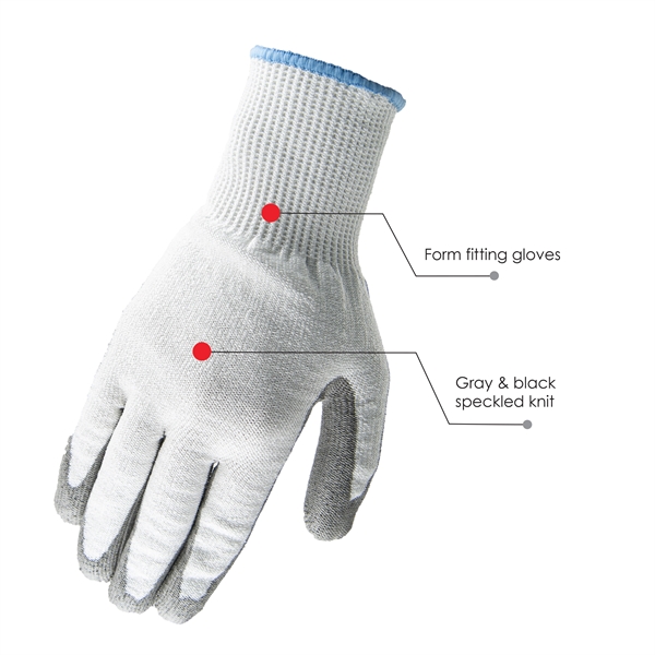 Cut resistant palm dipped gloves... from ASI 62192 Illinois Glove Co / Honest Abe®