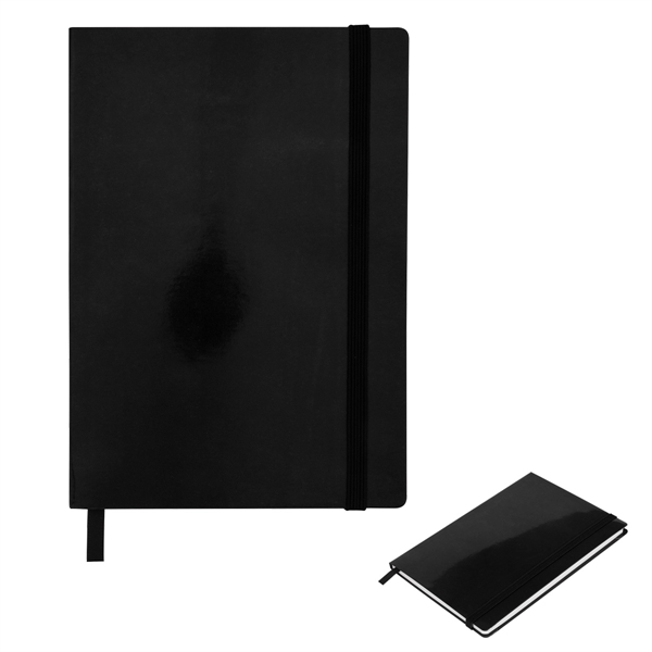 Glossy journal that provides a way for people to jot down... from ASI 61125 Hit Promotional Products / Hit®