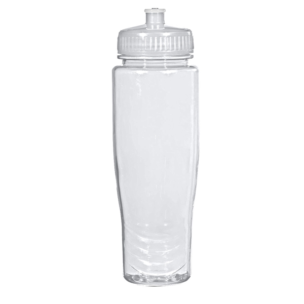 28 Oz. Poly-Clean Plastic Bottle. Made With PET Material.  Leak-Resistant... from ASI 61125 Hit Promotional Products / Hit®