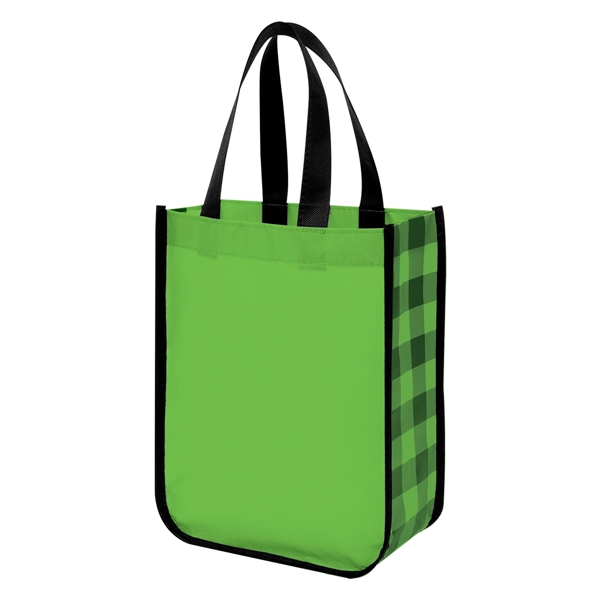 Northwoods laminated non-woven tote bag with long handles for comfortably carrying... from ASI 61125 Hit Promotional Products / Hit®